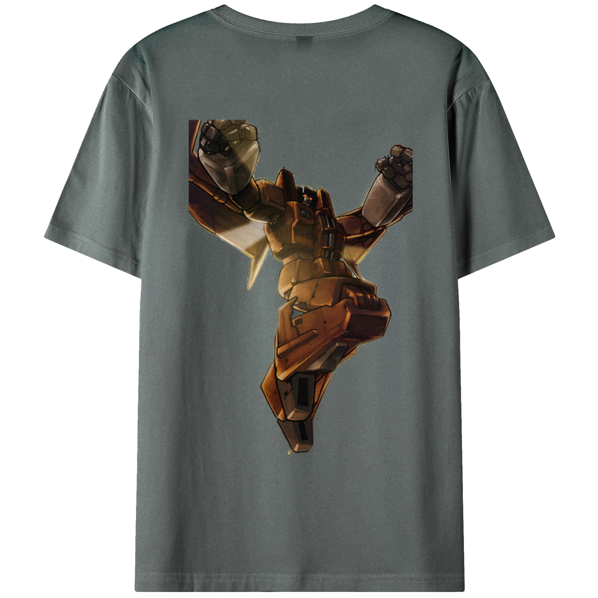 （画像用）  綿100％ メンズ半袖Tシャツ（バックプリント） 通気性